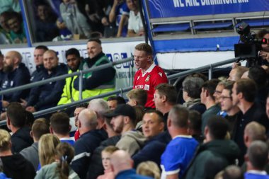 Wrexham 'dan James McClean, Sky Bet Ligi 1 maçında sahadan çıkarken St. Andrew' s @ Knighthead Park, Birmingham, Birleşik Krallık 'ta Birmingham City vs Wrexham maçına tepki gösterdi.