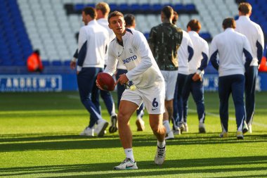 Birmingham City 'den Krystian Bielik, Birmingham City - Wrexham maçından önce Birmingham City maçını St. Andrew' s @ Knighthead Park, Birmingham 'da düzenledi.