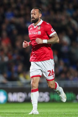 Wrexham takımından Steven Fletcher, Birmingham City ile Wrexham maçında St. Andrew 's @ Knighthead Park, Birmingham, İngiltere, 16 Eylül 2024