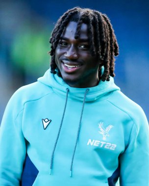 Kristal Saray 'dan Franco Umeh-Chibueze, 17 Eylül 2024' te Londra 'daki Kiyan Prince Vakfı Stadyumu' nda oynanan Carabao Kupası maçı öncesinde Matrade Loftus Road Stadyumu 'na geldi.