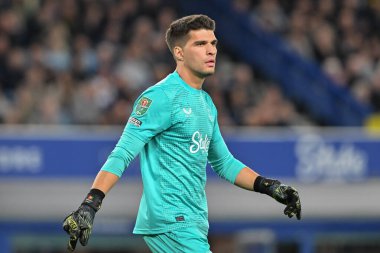 Everton 'dan Joo Virgnia Carabao Kupası maçı sırasında Everton, Southampton' a karşı Goodison Park, Liverpool, İngiltere, 17 Eylül 2024