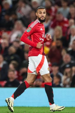 Manchester United 'dan Noussair Mazraoui 17 Eylül 2024' te Old Trafford, Manchester 'da oynanan Carabao Kupası 3. Raund karşılaşmasında Manchester United ile Barnsley karşı karşıya geldi.