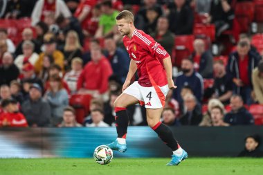 Manchester United 'dan Matthijs de Ligt 17 Eylül 2024' te Old Trafford, Manchester, Birleşik Krallık 'ta oynanan Carabao Kupası 3. Raund karşılaşmasında