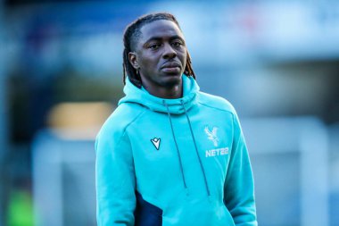 Kristal Saray 'dan Eberechi Eze, 17 Eylül 2024' te Londra 'daki Kiyan Prince Vakfı Stadyumu' nda oynanan Carabao Kupası karşılaşması öncesinde Matrade Loftus Road Stadyumu 'na geldi.