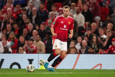 Manchester United 'dan Matthijs de Ligt 17 Eylül 2024' te Old Trafford, Manchester, Birleşik Krallık 'ta oynanan Carabao Kupası 3. Raund karşılaşmasında