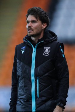 Danny Rohl Çarşamba günü Carabao Kupası maçında Sheffield teknik direktörü Blackpool - Sheffield Çarşamba Bloomfield Road, Blackpool, Birleşik Krallık, 17 Eylül 2024