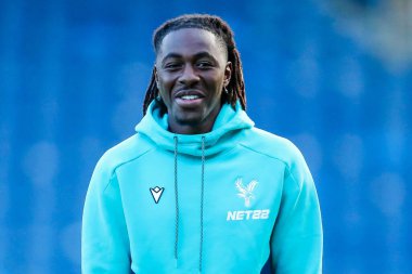 Kristal Saray 'dan Eberechi Eze, 17 Eylül 2024' te Londra 'daki Kiyan Prince Vakfı Stadyumu' nda oynanan Carabao Kupası karşılaşması öncesinde Matrade Loftus Road Stadyumu 'na geldi.