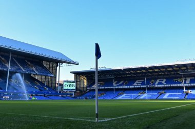 Goodison Park 'ın, 17 Eylül 2024' te Goodison Park, Liverpool 'da oynanan Everton-Southampton maçı öncesinde genel bir görüntüsü.