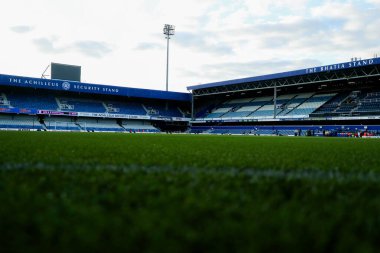 17 Eylül 2024 'te Londra' daki Kiyan Prince Vakfı Stadyumu 'nda oynanan Queens Park Rangers - Crystal Palace maçından önce Matrade Loftus Road Stadyumu' nun genel görüntüsü