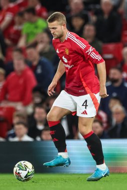 Manchester United 'dan Matthijs de Ligt 17 Eylül 2024' te Old Trafford, Manchester, Birleşik Krallık 'ta oynanan Carabao Kupası 3. Raund karşılaşmasında