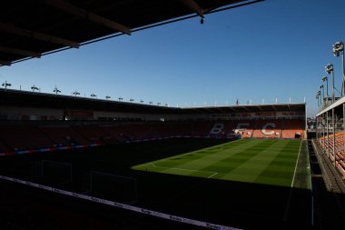 Blackpool 'un evi Bloomfield Road' da, Carabao Kupası karşılaşması öncesinde Blackpool 'un genel görünümü Blackpool - Sheffield Çarşamba günü Bloomfield Road, Blackpool, Birleşik Krallık, 17 Eylül 2024