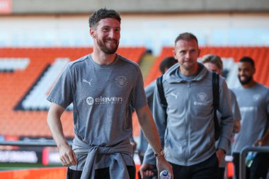 Blackpool 'dan James Husband, 17 Eylül 2024' te İngiltere, Blackpool 'daki Bloomfield Road' da Çarşamba günü oynanan Carabao Kupası karşılaşması öncesinde geldi.