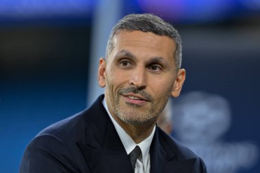 Manchester City başkanı Khaldoon Al Mübarek UEFA Şampiyonlar Ligi sahne maçı öncesinde Manchester City - Inter Milan Etihad Stadyumu, Manchester, İngiltere, 18 Eylül 2024