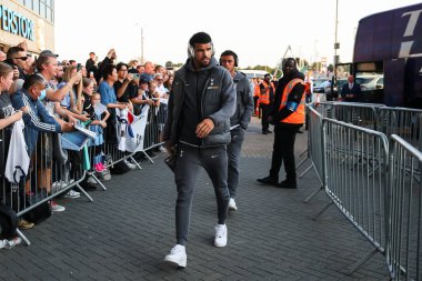 Tottenham Hotspur 'dan Dominic Solanke, Coventry City' nin Coventry Building Society Arena, Coventry, Birleşik Krallık 'ta Tottenham Hotspur' a karşı oynadığı Carabao Kupası karşılaşması öncesinde geldi.