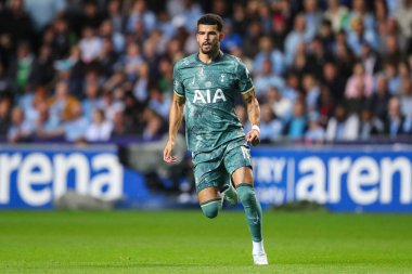 Coventry City, Coventry Building Society Arena, Coventry, İngiltere 'de Tottenham Hotspur' a karşı oynadığı Carabao Kupası karşılaşmasında Tottenham Hotspur 'dan Dominic Solanke