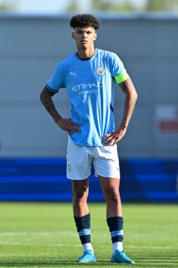 Manchester City 'den Nico OReilly, Manchester City - Inter Milan maçında Manchester Stadyumu, Manchester, İngiltere, 18 Eylül 2024