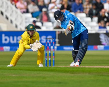 Harry BROOK (İngiltere Kaptanı), 1 Eylül 2024 tarihinde İngiltere 'nin Avustralya' ya karşı Trent Bridge, Nottingham 'da oynadığı 1.