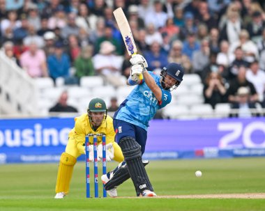 Ben DUCKETT (İngiltere), Birinci Metro Bank One Day International maçında Avustralya 'ya karşı Trent Bridge, Nottingham, İngiltere' de 19 Eylül 2024 'te vuruş yaptı.