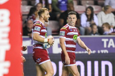 Wigan Warriors 'dan Jai Field, Wigan, İngiltere' deki Brick Community Stadyumu 'nda oynanan 27.