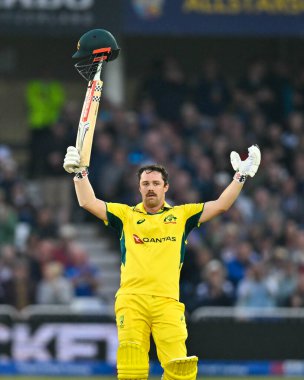 Travis HEAD (Avustralya), İngiltere 'nin 19 Eylül 2024' te Nottingham 'daki Trent Bridge' de oynadığı 1.