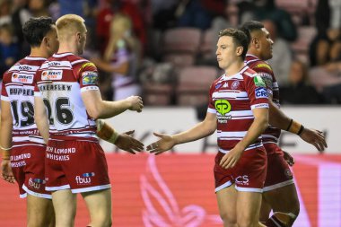 Wigan Warriors 'dan Jai Field, Wigan, İngiltere' deki Brick Community Stadyumu 'nda oynanan 27.