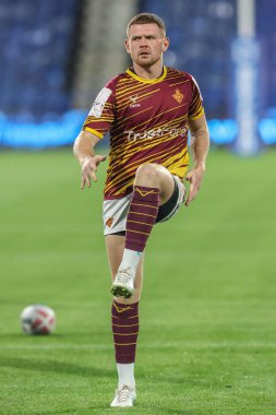 Huddersfield Giants takımının oyuncusu Olly Russell, 27. Betfred Süper Lig karşılaşmasında Huddersfield Giants Castleford Tigers 'a karşı John Smith Stadyumu, Huddersfield, Birleşik Krallık, 19 Eylül 2024
