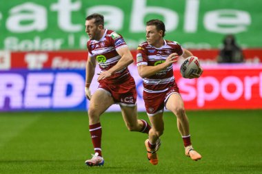 Wigan Warriors 'dan Jai Field 27. Betfred Süper Lig Turu' nda Wigan Warriors, Salford Red Devils 'e karşı oynadığı The Brick Community Stadyumu, Wigan, Birleşik Krallık' ta 19 Eylül 2024 'te başladı.