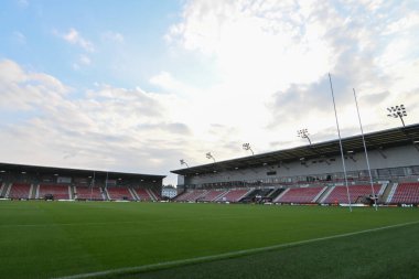 Leigh Spor Köyü, 27. Betfred Süper Lig karşılaşması öncesinde Leigh Leopards ile St Helens arasında 20 Eylül 2024 'te Leigh Spor Köyü' nde oynanan karşılaşma.