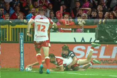 Hull KR 'dan Joe Burgess, 27. Betfred Süper Lig Turu' nda Hull KR, Leeds Rhinos 'a karşı Sewell Group Craven Park' ta 20 Eylül 2024 'te oynanan karşılaşmaya hak kazandı.