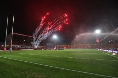 27 Eylül 2024 'te oynanan Betfred Süper Lig Turu' nda takım, Sewell Group Craven Park 'ta Hull KR ve Leeds Rhinos maçına çıktı.