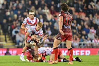 Leigh Leopards takımından Gareth OBrien, Leigh Spor Köyü 'nde 27 Eylül 2024' te oynanan Betfred Süper Lig karşılaşmasında sakatlandı.