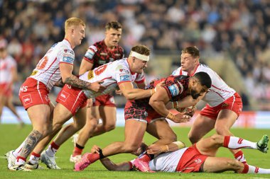 Leigh Leopards takımından Ricky Leutele, Leigh Spor Köyü 'nde 27 Eylül 2024' te oynanan Betfred Süper Lig karşılaşmasında elendi.