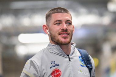 Warrington Wolves 'tan Danny Walker, 27. Betfred Süper Lig karşılaşması Warrington Wolves' a karşı Londra Broncos maçında 20 Eylül 2024 'te Warrington, İngiltere' deki Halliwell Jones Stadyumu 'nda yerini aldı.