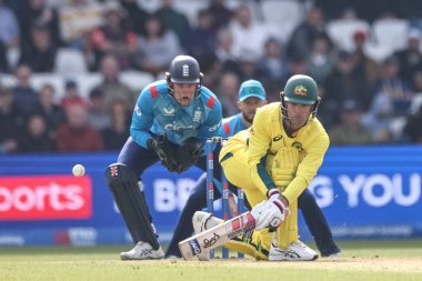 Avustralya 'dan Alex Carey, Headingley Cricket Ground, Leeds, İngiltere' de, 21 Eylül 2024 'te Avustralya' ya karşı açılan Uluslararası İkinci Metro Bankası 'nda görev yapıyor.