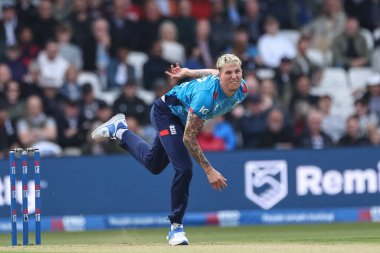 İngiltere 'den Brydon Carse, Headingley Cricket Ground, Leeds, Birleşik Krallık' ta, 21 Eylül 2024 tarihinde, 1.