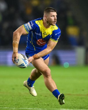 Warrington Wolves takımından Danny Walker, 27. Betfred Süper Lig karşılaşmasında Warrington Wolves, Londra Broncos 'a karşı Halliwell Jones Stadyumu, Warrington, İngiltere, 20 Eylül 2024