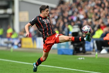 Blackburn Rovers takımından Owen Beck, 22 Eylül 2024 tarihinde İngiltere 'nin Deepdale kentinde oynanan Preston North End-Blackburn Rovers maçında topu kontrol etmeye çalıştı.
