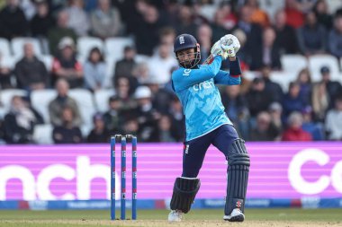 İngiliz Adil Rashid, Headingley Cricket Ground, Leeds, Birleşik Krallık, 21 Eylül 2024 'te 1.