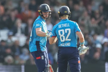 İngiliz Jacob Bethell, Headingley Cricket Ground, Leeds, Birleşik Krallık 'ta 21 Eylül 2024' te 2. Metro Bank 1.