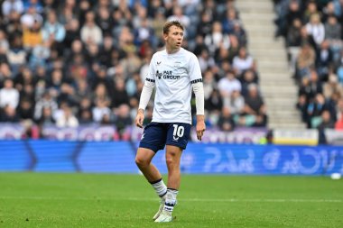 Preston North End 'den Mads Frkjr-Jensen 22 Eylül 2024' te İngiltere 'nin Deepdale kentinde Preston North End' e karşı oynanan Blackburn Rovers maçında