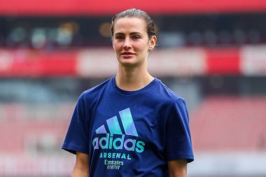 Arsenal 'den Emily Fox, 22 Eylül 2024' te Birleşik Krallık 'taki Emirates Stadyumu' nda düzenlenen FA Kadınlar Süper Ligi maçı Arsenal Women vs Manchester City Women maçına geldi.