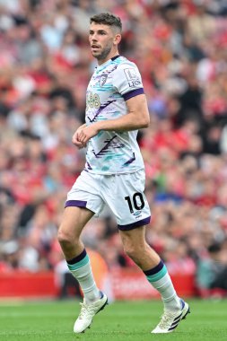 Bournemouth 'dan Ryan Christie Premier League maçı sırasında Liverpool Bournemouth' a karşı Anfield, Liverpool, İngiltere, 21 Eylül 2024