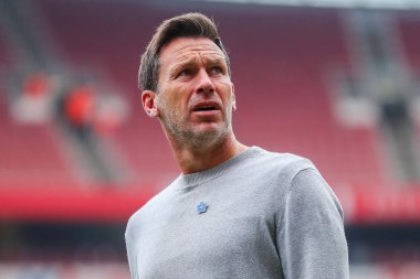 Manchester City 'den Gareth Taylor, 22 Eylül 2024' te Birleşik Krallık 'taki Emirates Stadyumu' nda düzenlenen FA Kadınlar Süper Ligi maçı Arsenal Women vs Manchester City Women maçına geldi.