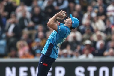 İngiltere 'den Matthew Potts, Headingley Cricket Ground, Leeds, Birleşik Krallık, 21 Eylül 2024' te Avustralya 2.