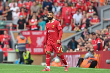 Liverpool 'dan Muhammed Salah, 21 Eylül 2024' te İngiltere 'nin Liverpool kentinde oynanan Liverpool Bournemouth maçında