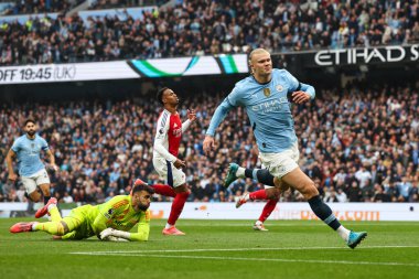 Manchester City 'den Erling Haaland, 22 Eylül 2024 tarihinde Etihad Stadyumu' nda oynanan Premier League maçında 100. golünü attı.