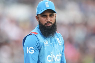 İngiliz Adil Rashid, Headingley Cricket Ground, Leeds, İngiltere 'de, 21 Eylül 2024