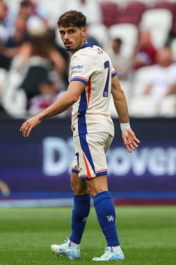 Premier League maçında Chelsea 'li Pedro Neto, West Ham United' a karşı Londra Stadyumu, Londra, İngiltere, 21 Eylül 2024