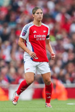 Kyra Cooney-Cross of Arsenal looks on during the The FA Women's Super League match Arsenal Women vs Manchester City Women at Emirates Stadium, London, United Kingdom, 22nd September 2024 clipart