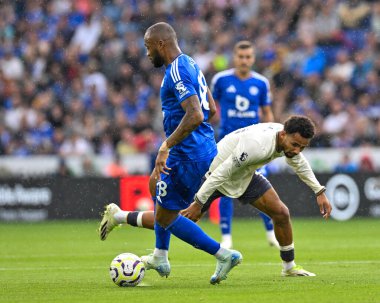 Jordan AYEW (Leicester City) Premier League maçında Leicester City ile Everton arasında oynanan King Power Stadyumu karşılaşmasında Ilman NDIAYE (Everton FC) tarafından yenilgiye uğratıldı.